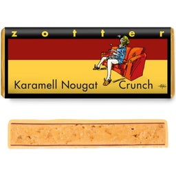 Biologische Mini-Chocolade Karamel-Nougatcrunch - 20 g