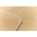 David Fussenegger SILVRETTA Flannel Throw Herringbone - Gold