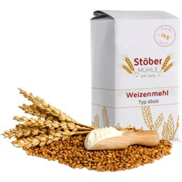Stöber Mühle Farine de Blé 1600 - 1 kg