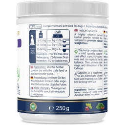 V-POINT Weight Control Kruidenpoeder voor Honden - 250 g