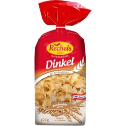 Naturgenuss Spelt Pasta - Short Flat Pasta Twists - Short Ribbon Pasta Curls