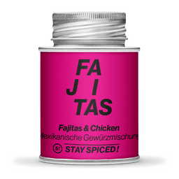 Stay Spiced! Miscela di Spezie Fajitas e Pollo - 100 g