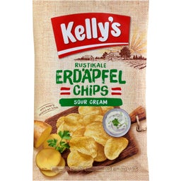 Kelly´s Chips Rustiques - Goût Sour Cream - 100 g