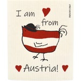 OWOSCHFETZN Panno in Spugna - I am from Austria