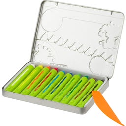 JOLLY Superwaxies Classic Wax Crayons - 10 Pcs