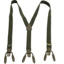 Retro Hosenträger Wechselsystem Grün, 120 cm