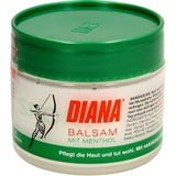 DIANA mit Menthol Sport-Balsam im Glastiegel 