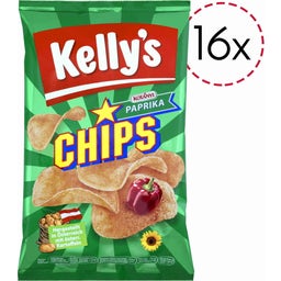 Kelly´s CHIPS PAPRIKA - 16 stuks