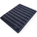 Telo Doccia in Spugna - Homely Block Stripe - Nero